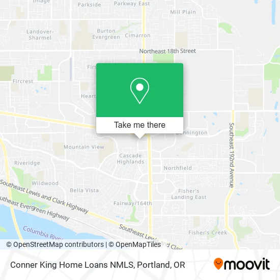 Conner King Home Loans NMLS map