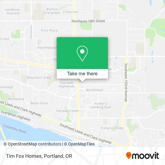 Tim Fox Homes map