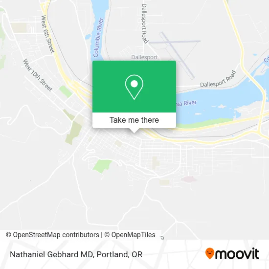 Nathaniel Gebhard MD map