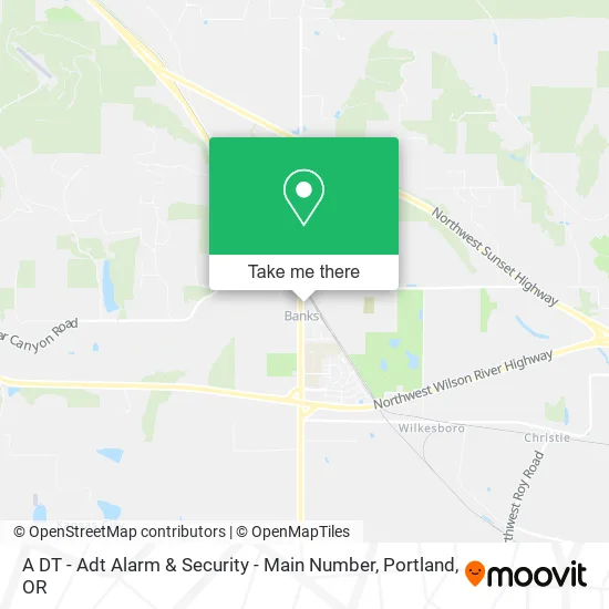 A DT - Adt Alarm & Security - Main Number map