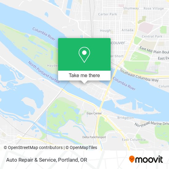 Auto Repair & Service map