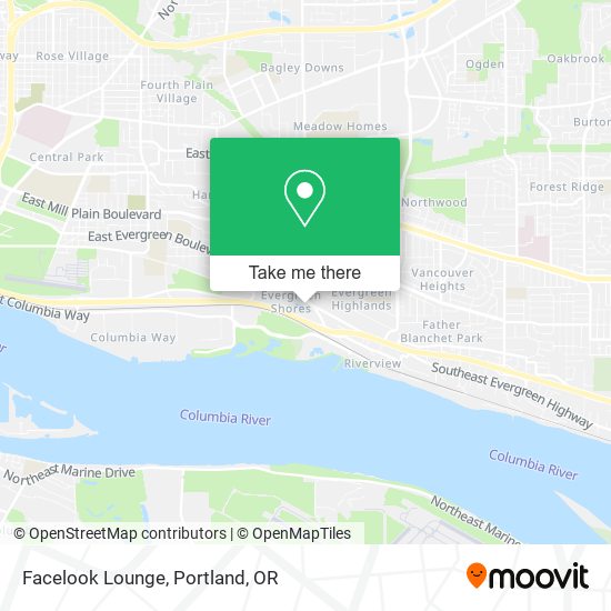 Facelook Lounge map