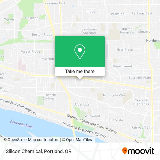 Mapa de Silicon Chemical