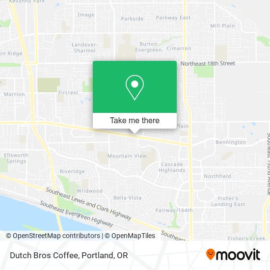 Dutch Bros Coffee map