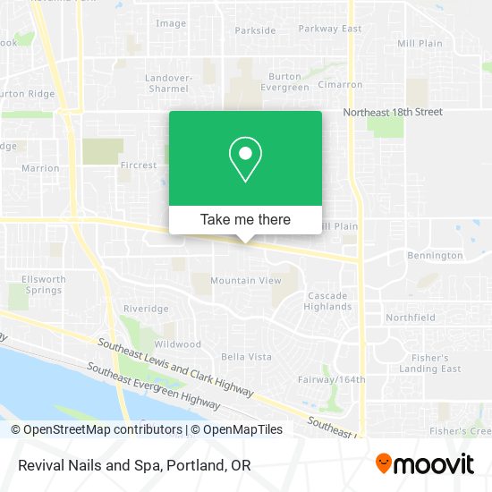 Revival Nails and Spa map