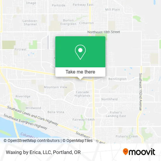 Waxing by Erica, LLC map