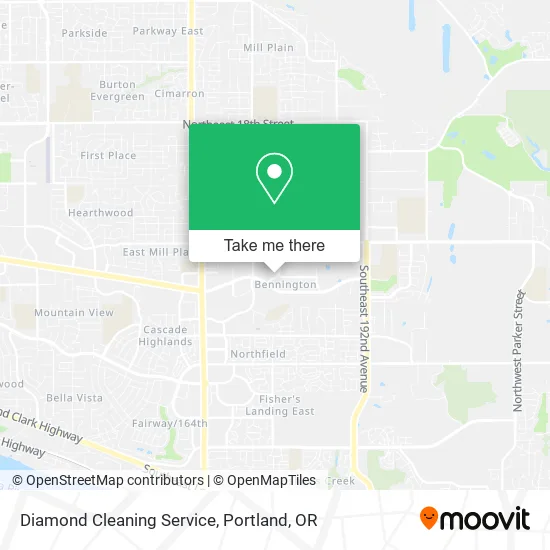 Diamond Cleaning Service map