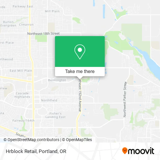 Mapa de Hrblock Retail