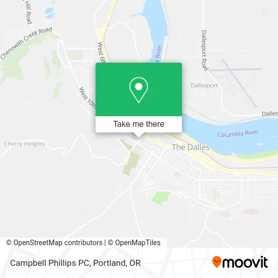 Campbell Phillips PC map