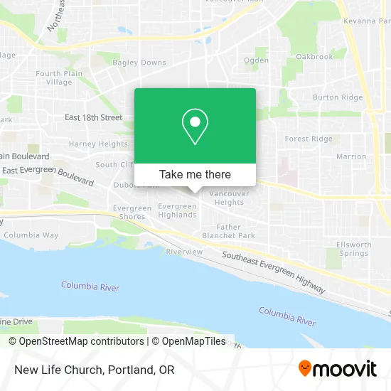 New Life Church map