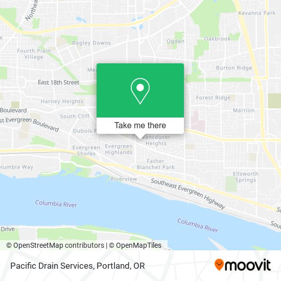 Pacific Drain Services map