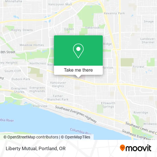 Liberty Mutual map