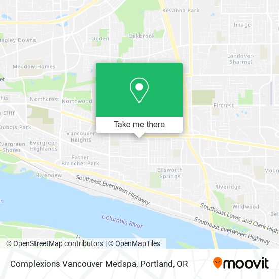 Complexions Vancouver Medspa map