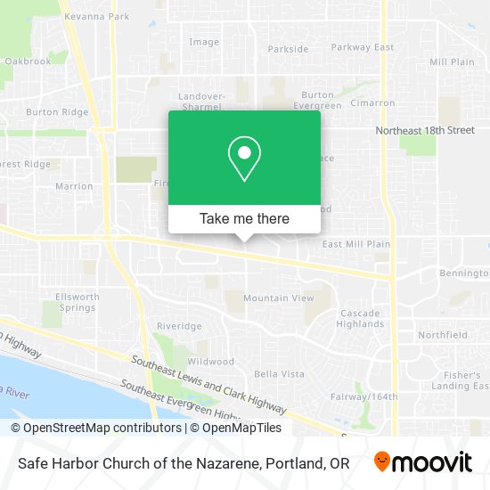 Safe Harbor Church of the Nazarene map