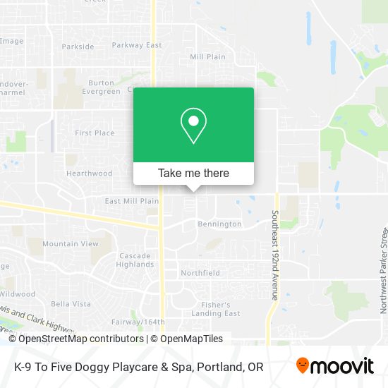 K-9 To Five Doggy Playcare & Spa map