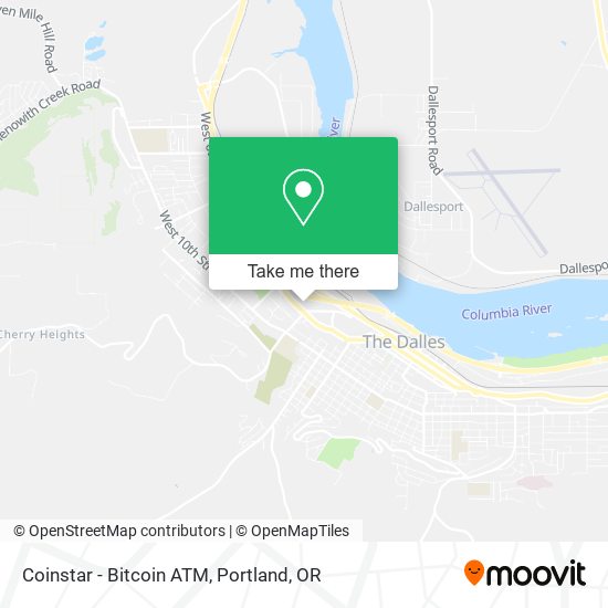 Mapa de Coinstar - Bitcoin ATM