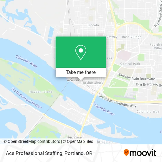 Acs Professional Staffing map