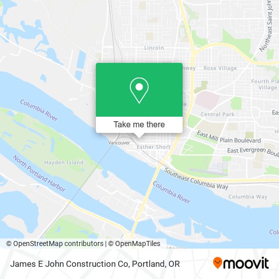 Mapa de James E John Construction Co