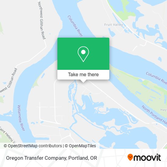 Oregon Transfer Company map