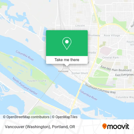 Vancouver (Washington) map