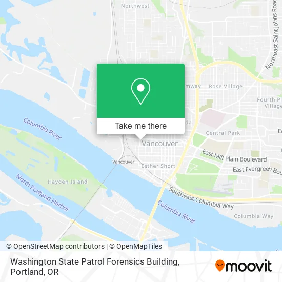 Washington State Patrol Forensics Building map
