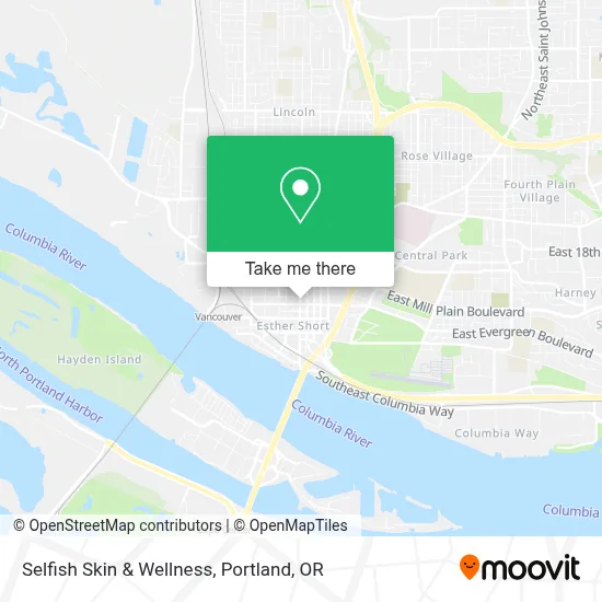 Selfish Skin & Wellness map