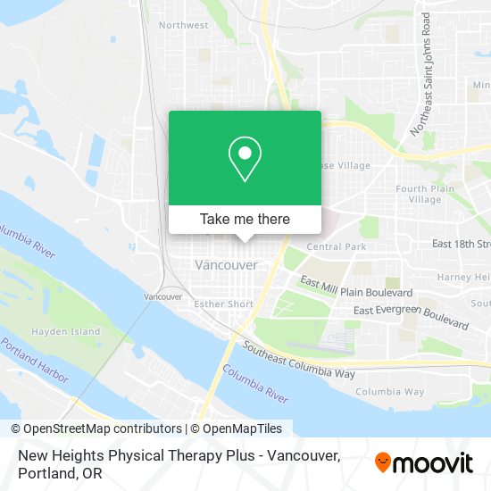 New Heights Physical Therapy Plus - Vancouver map