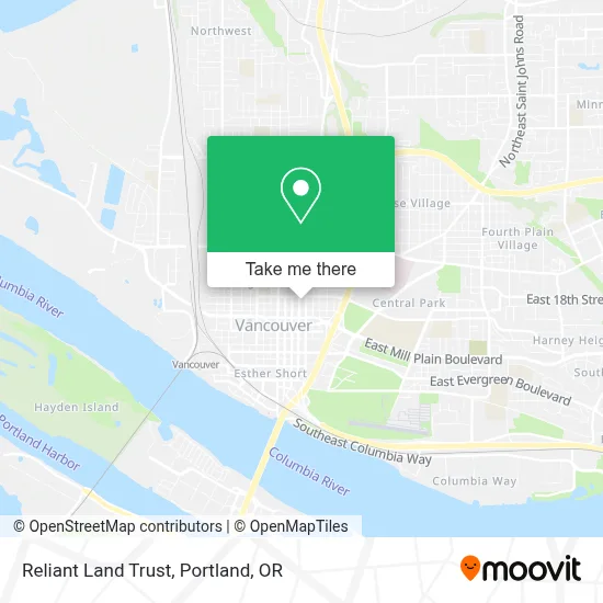 Reliant Land Trust map