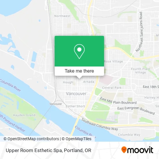 Mapa de Upper Room Esthetic Spa