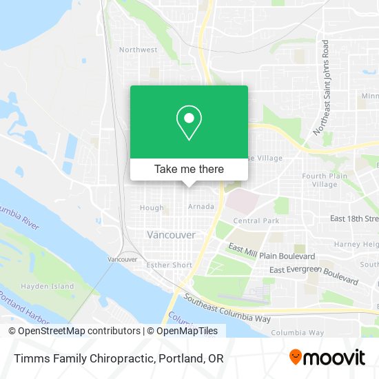 Mapa de Timms Family Chiropractic