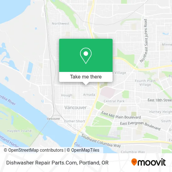 Dishwasher Repair Parts.Com map