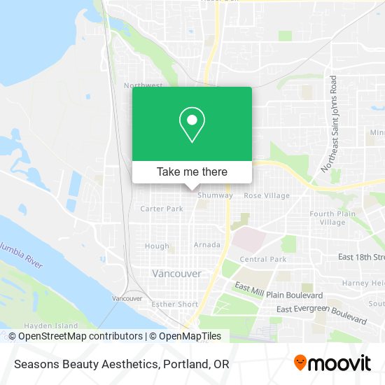 Seasons Beauty Aesthetics map