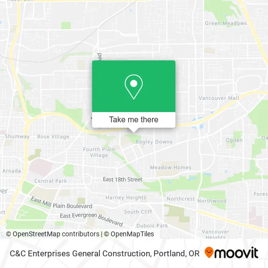 C&C Enterprises General Construction map