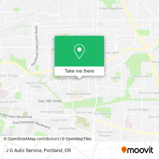 Mapa de J G Auto Service