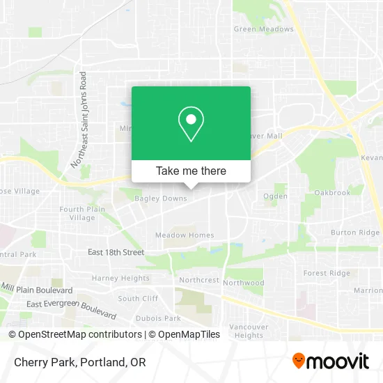 Cherry Park map