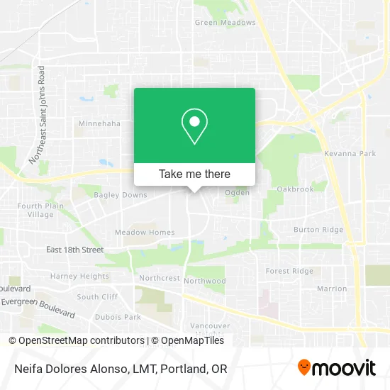 Mapa de Neifa Dolores Alonso, LMT
