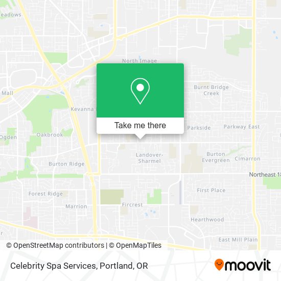 Mapa de Celebrity Spa Services