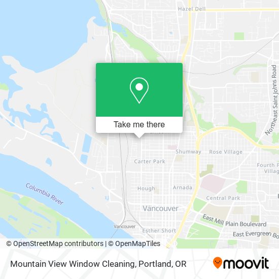 Mountain View Window Cleaning map