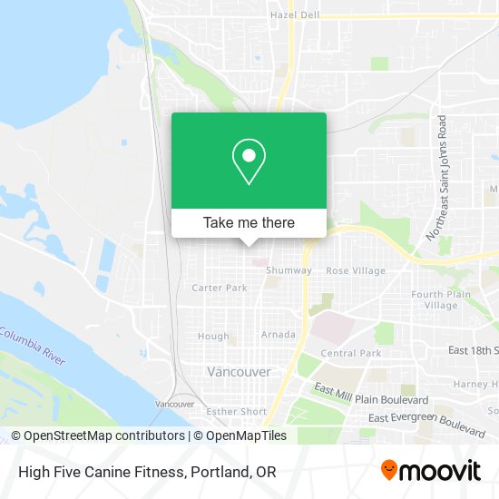 Mapa de High Five Canine Fitness
