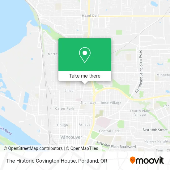 The Historic Covington House map