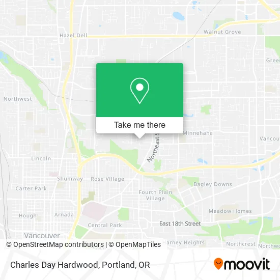 Charles Day Hardwood map