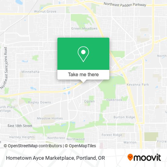 Hometown Ayce Marketplace map
