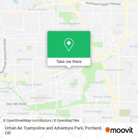 Urban Air Trampoline and Adventure Park map