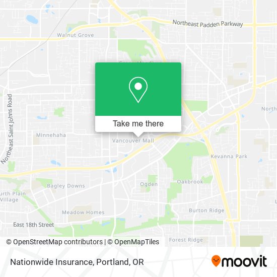 Mapa de Nationwide Insurance