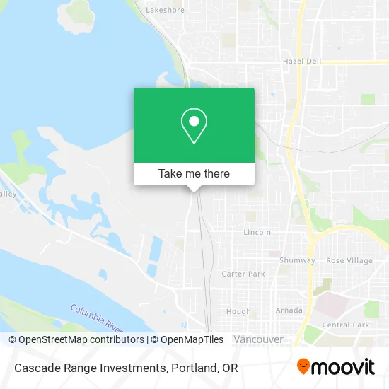 Cascade Range Investments map
