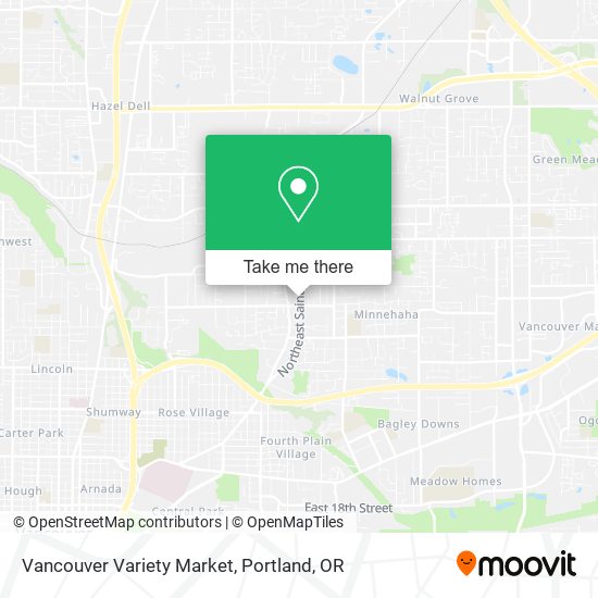 Vancouver Variety Market map