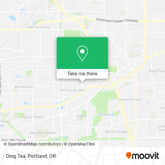 Ding Tea map