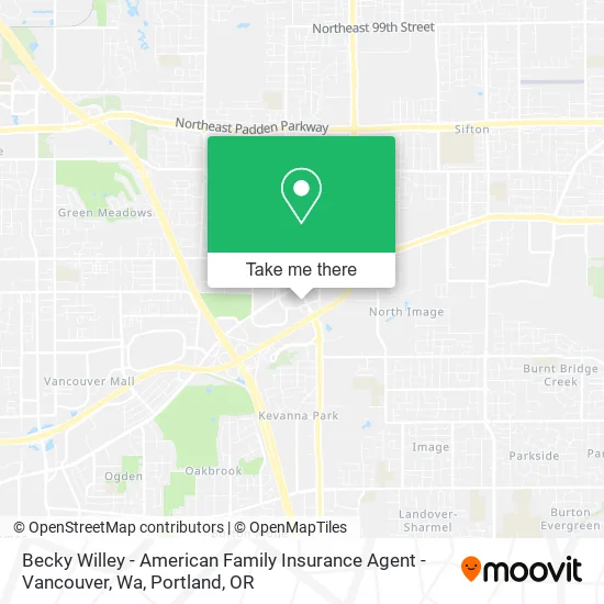 Becky Willey - American Family Insurance Agent - Vancouver, Wa map