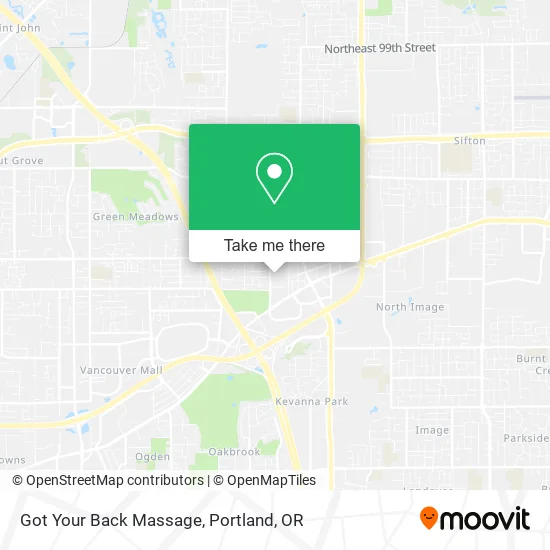 Got Your Back Massage map
