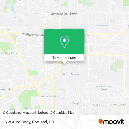 NW Auto Body map